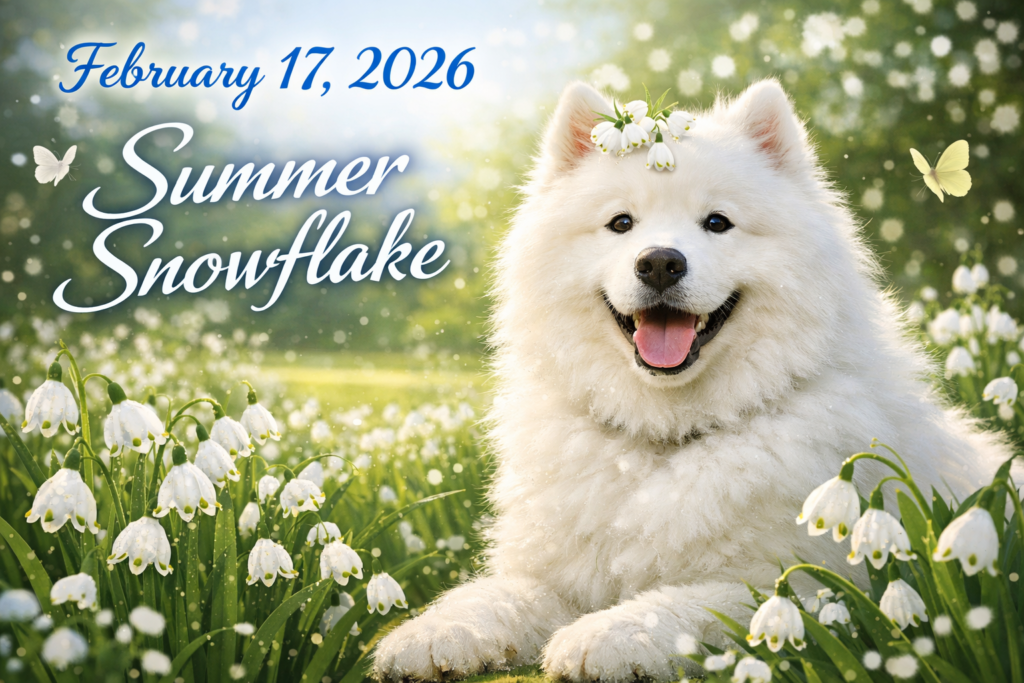 スノーフレーク (Summer Snowflake) / 鈴蘭水仙 (Snowflake) 
花言葉は純粋、純潔、汚れなき心【サモエド「タクト」の毎日が記念日】